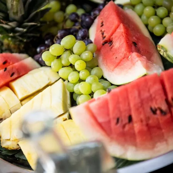 Obstplatte beim Catering einer Hochzeit